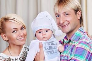 Плющенко и Рудковская мечтают сделать из сына спортсмена
