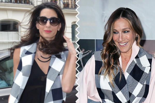 Битва нарядов: Амаль Аламуддин и Сара Джессика Паркер в Tome