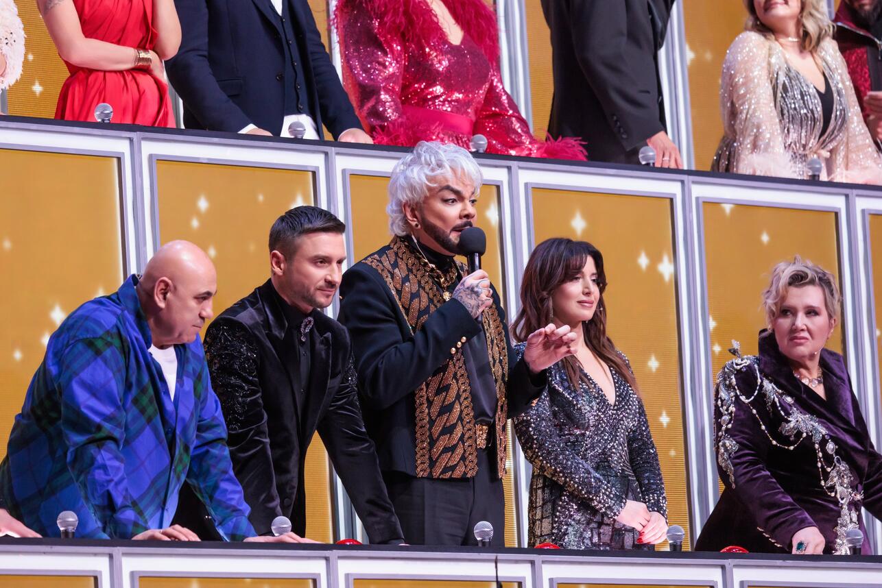 Сергей Лазарев, Филипп Киркоров, Иосиф Пригожин и Жасмин