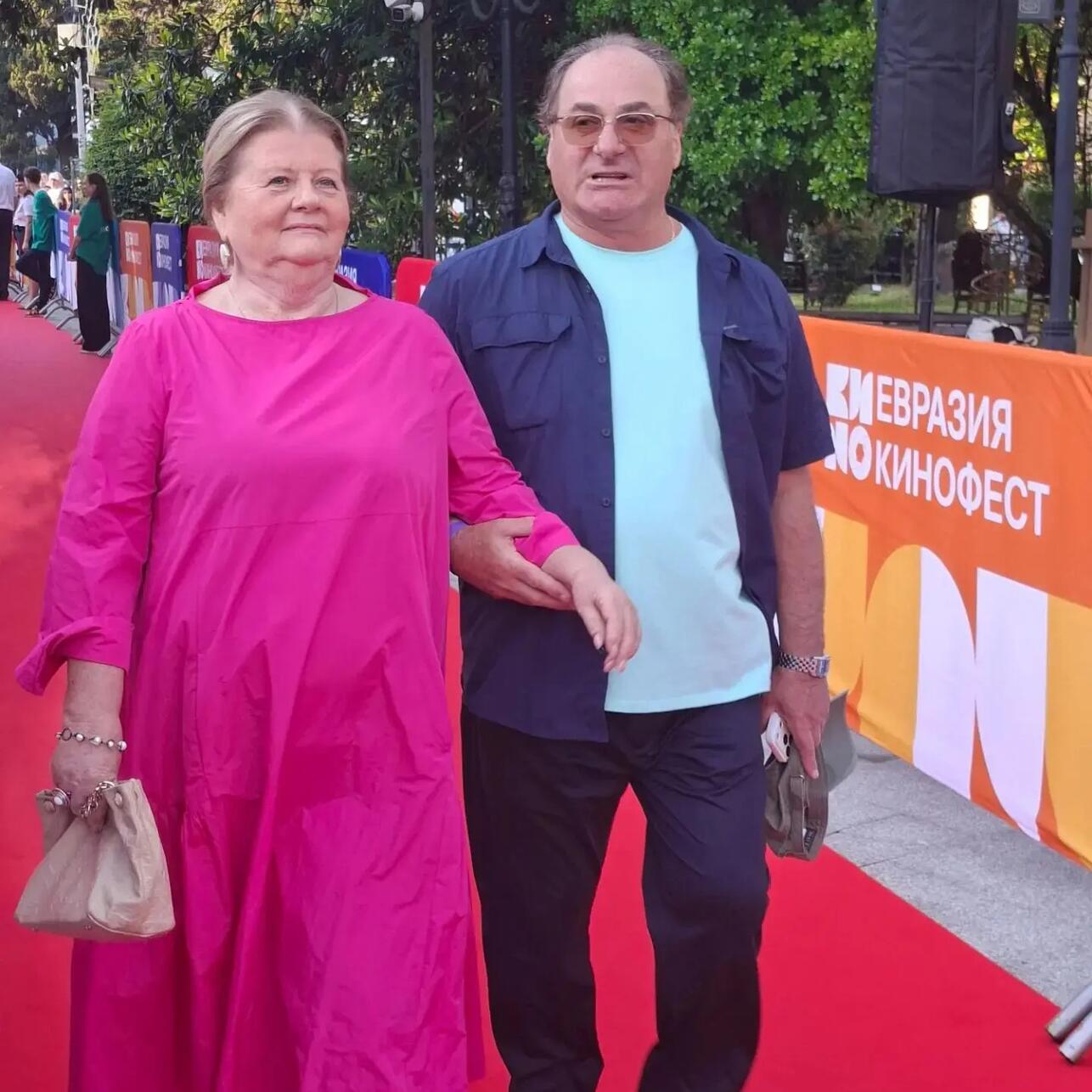 Ирина Муравьёва и Семён Стругачёв на кинофестивале