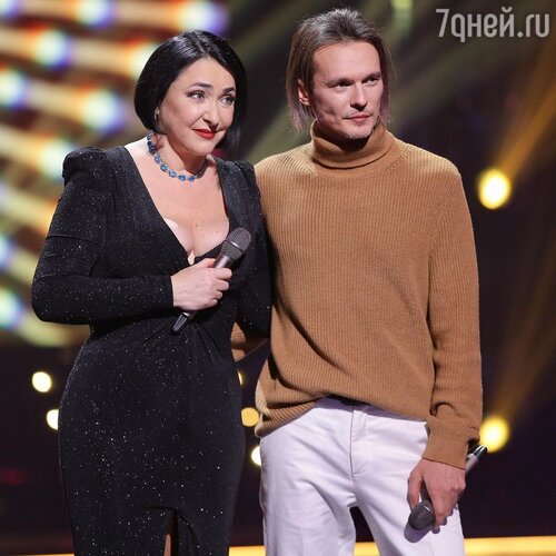Лолита Милявская и Влад Сташевский на шоу «Ты суперстар» на НТВ
