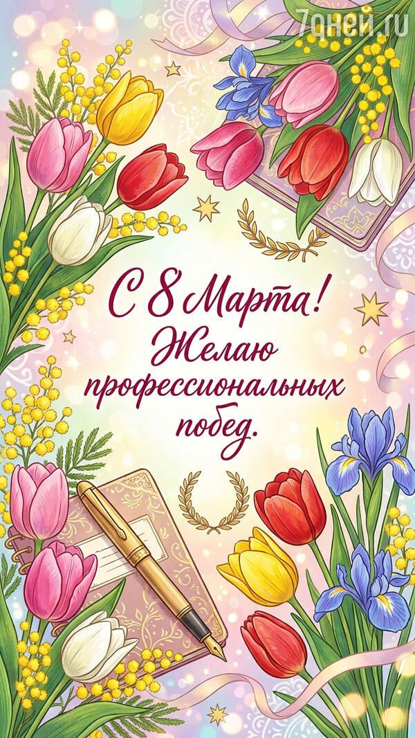 красивые открытки к 8 Марта для самых дорогих и любимых женщин