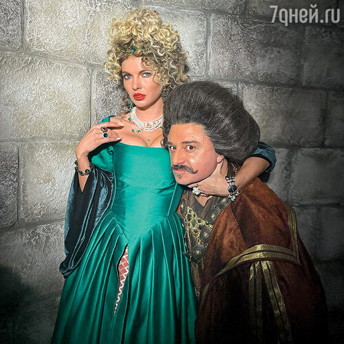 С Максимом Лагашкиным в фильме «Чумовой Новый год!». 2020 г.