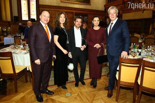 Максим Дунаевский, Екатерина Полозова, Франческо Форте, Екатерина и Александр Стриженовы
