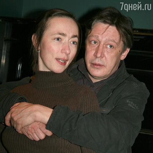 Михаил Ефремов с женой Софьей Кругликовой