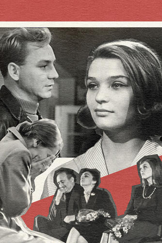 Светлана Светличная и Николай Рыбников в фильме «Им покоряется небо», 1963 год