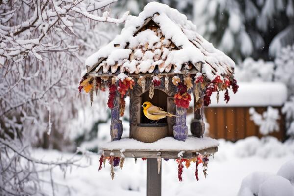 Кормушка для птиц собственными руками: 7 простых идей из доступных материалов 