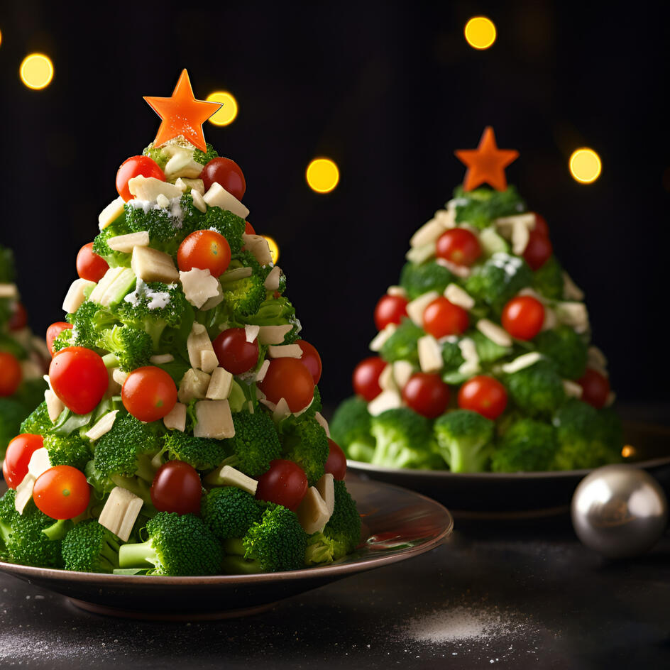 Новогоднее чудо на тарелке: «ёлочки» из курицы и сыра, которые покорят гостей