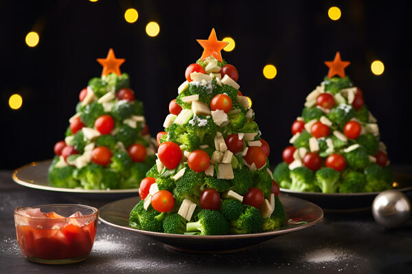 Новогоднее чудо на тарелке: &laquo;ёлочки&raquo; из курицы и сыра, которые покорят гостей