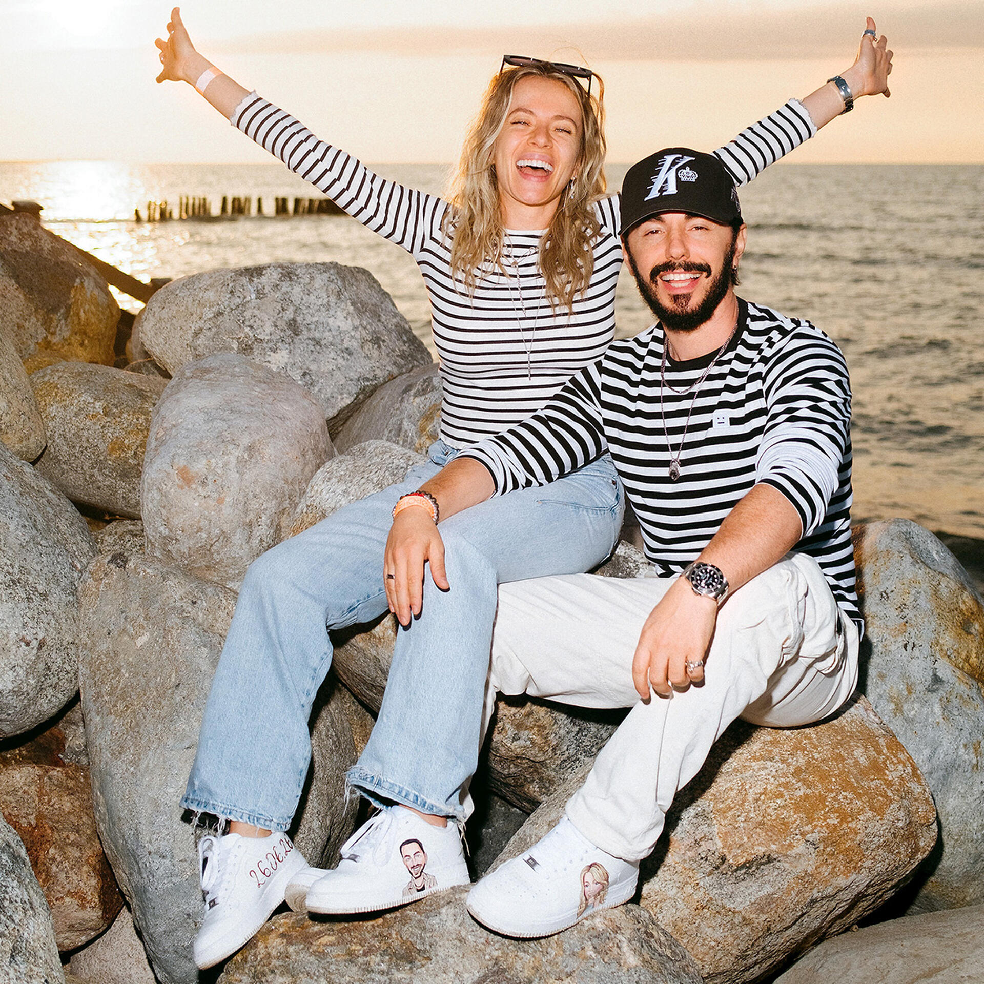 Катя Кабак  и Тимур Родригез