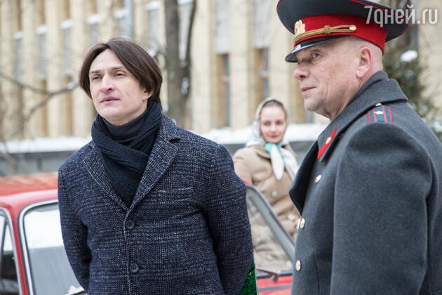 На съемках сериале "Операция "Сатана"