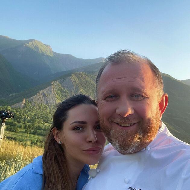 Константин Ивлев с женой