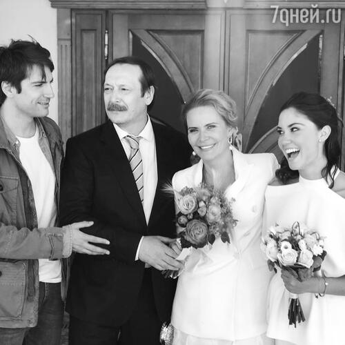 Алена Яковлева, Владислав Ветров, Агата Муцениеце и Михаил Пшеничный