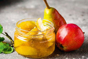 Варенье из яблок и груш с лимоном 