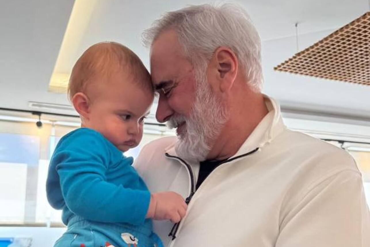 Валерий Меладзе с внуком Георгием