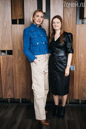 Наташа Давыдова и главный редактор журнала «7 Дней» Анжелика Пахомова