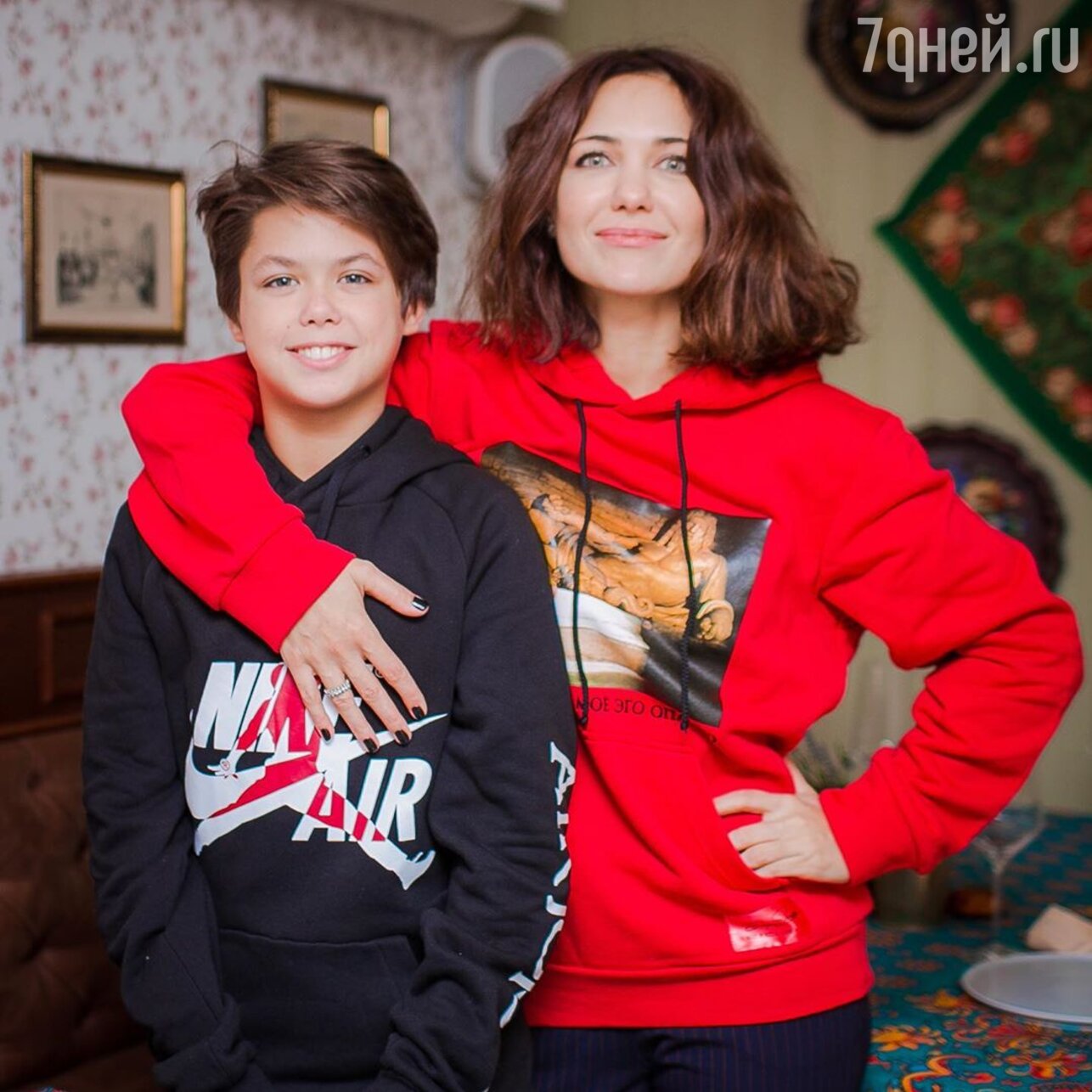 Екатерина Климова с сыном Матвеем