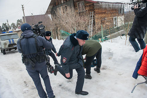 На съемках клипа 