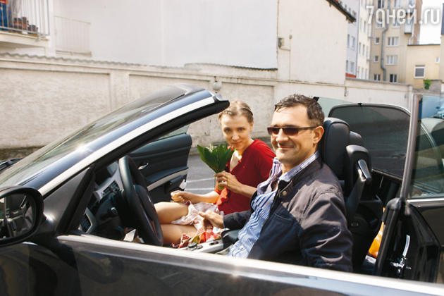 Егор Бероев с женой Ксенией Алферовой в отличие от всей группы путешествовали по Германии на взятом напрокат авто
