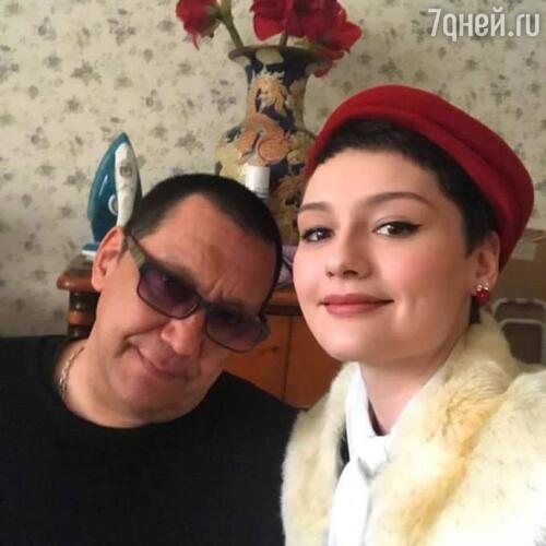Егор Кончаловский с дочерью Марией