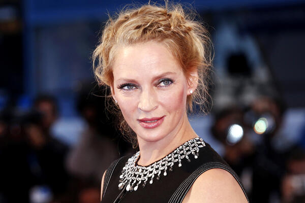 Ума Турман и Арпад Бюссон «поделили» дочку