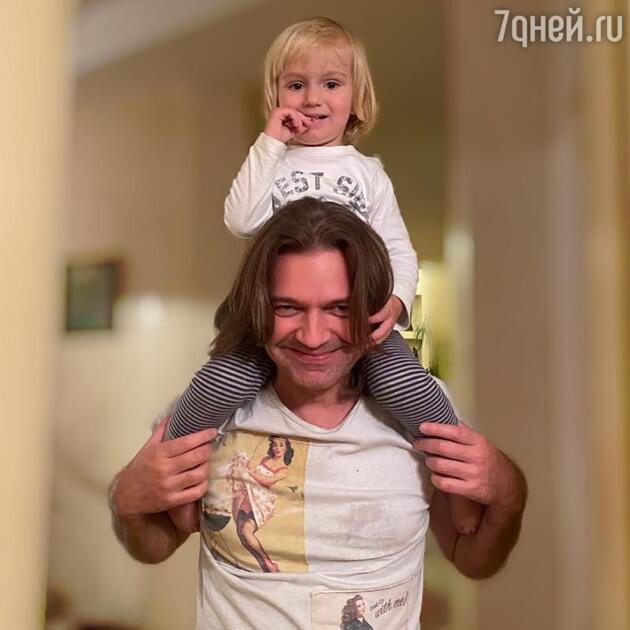 Дмитрий Маликов с сыном Марком — фото