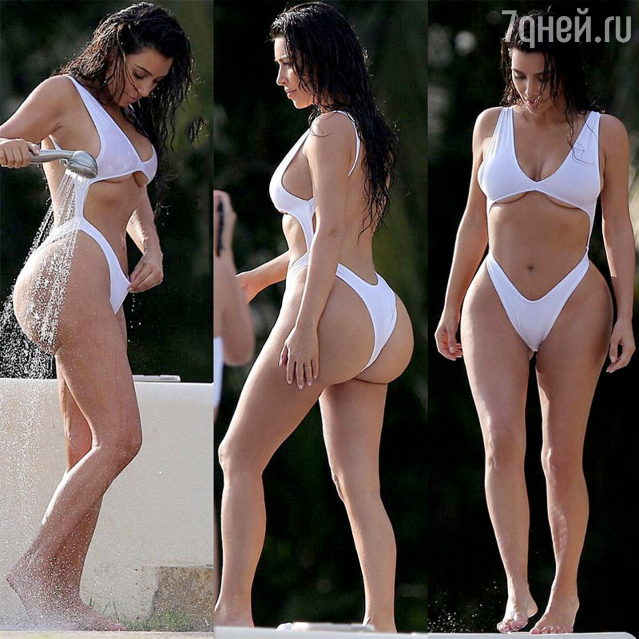 Пропорции тела Ким Кардашян - идеал, который привлекает внимание и восхищение