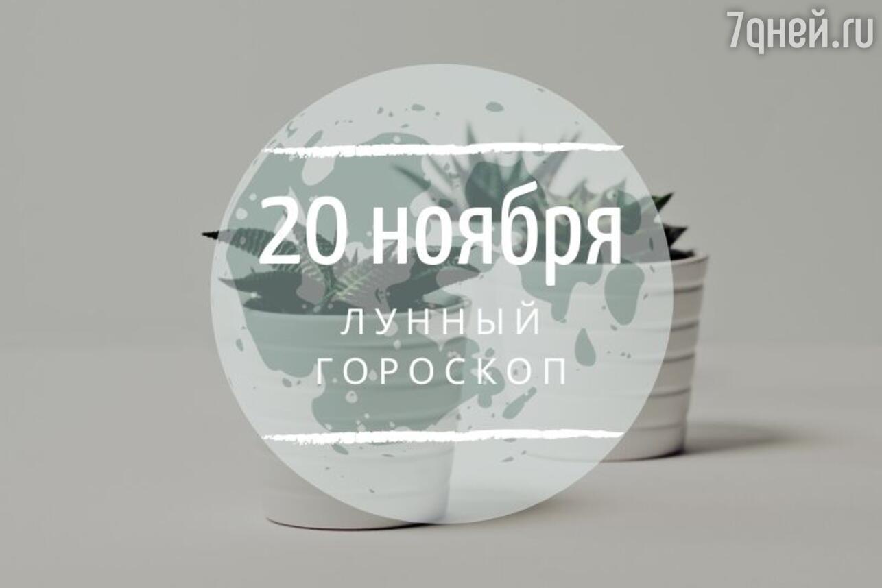 Лунный гороскоп на 20 ноября, среду - 7Дней.ру