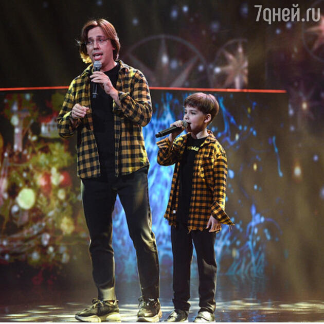 Максим Галкин с сыном Гарри — фото