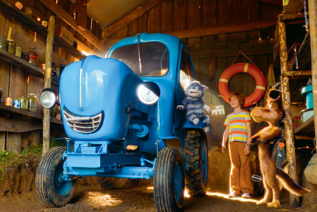 трактор Митя»  Роман Панков в фильме «Простоквашино»