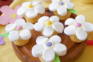 Кексы «Ромашки»