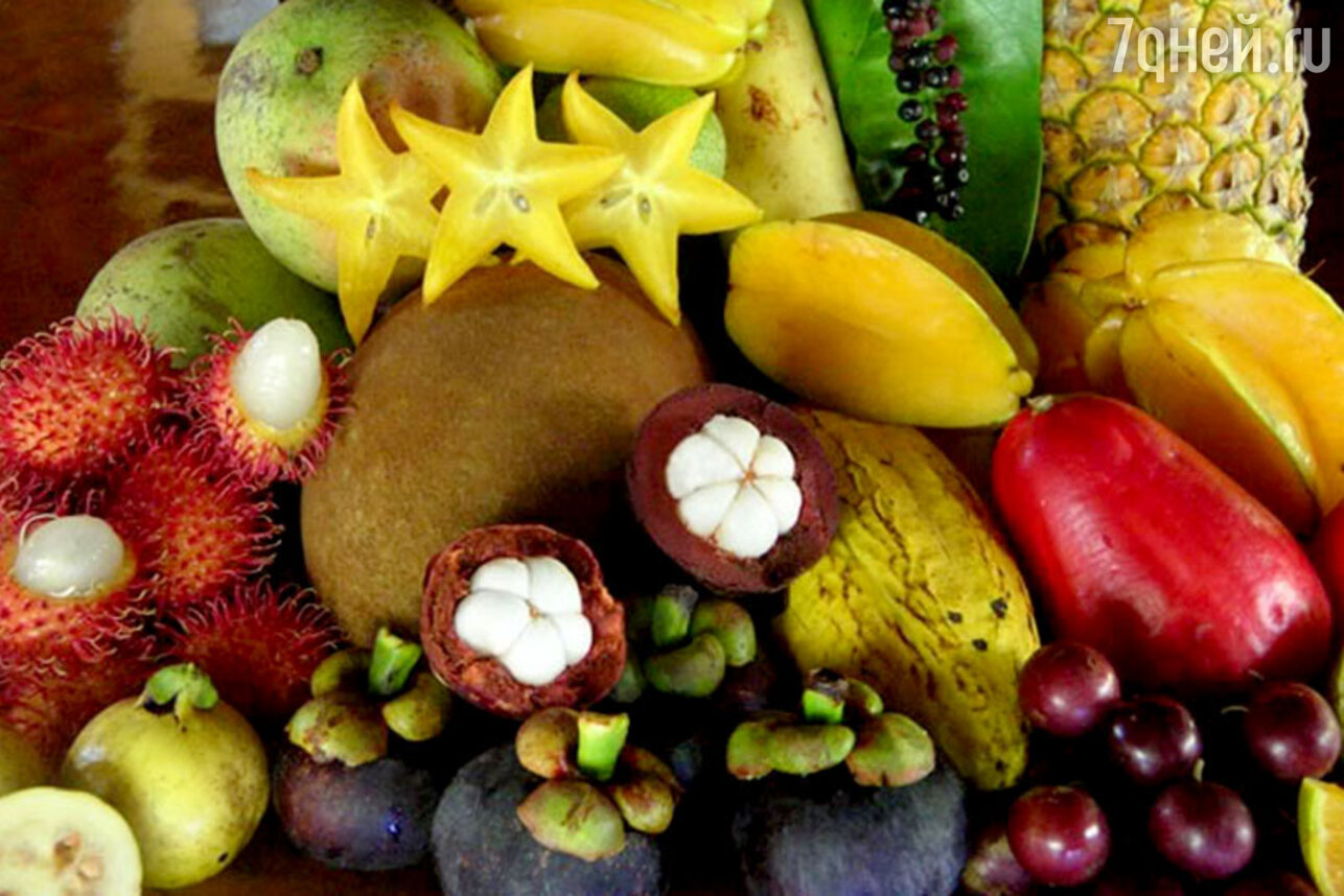 тропические фрукты тайланда