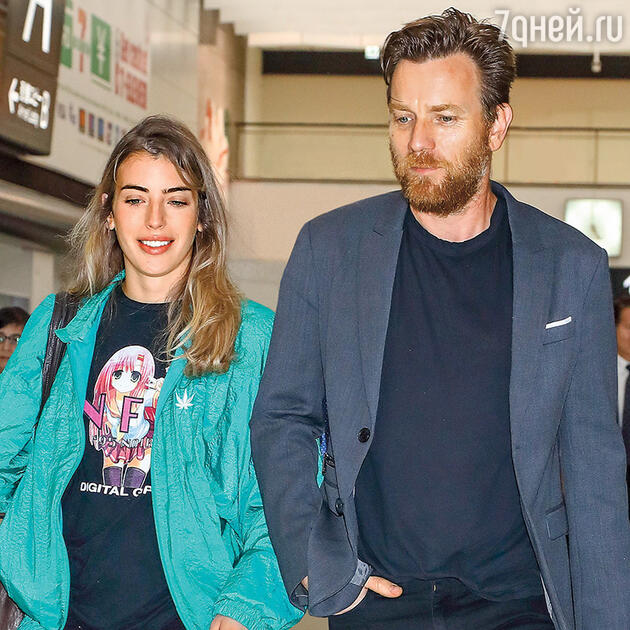 Юэн Макгрегор с дочерью Кларой Юэн Макгрегор с дочерью Кларой