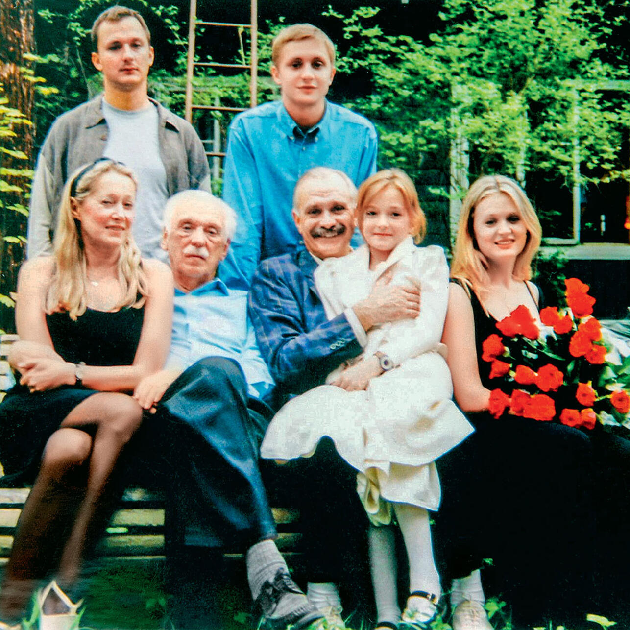 Никита Михалков с семьей