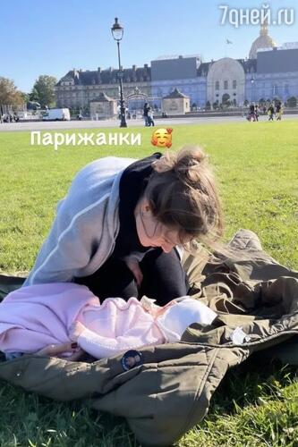 Леся Кафельникова с дочкой