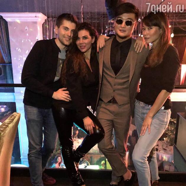 Дмитрий Борисов, Анна Седокова, Анатолий Цой и Марина Ким