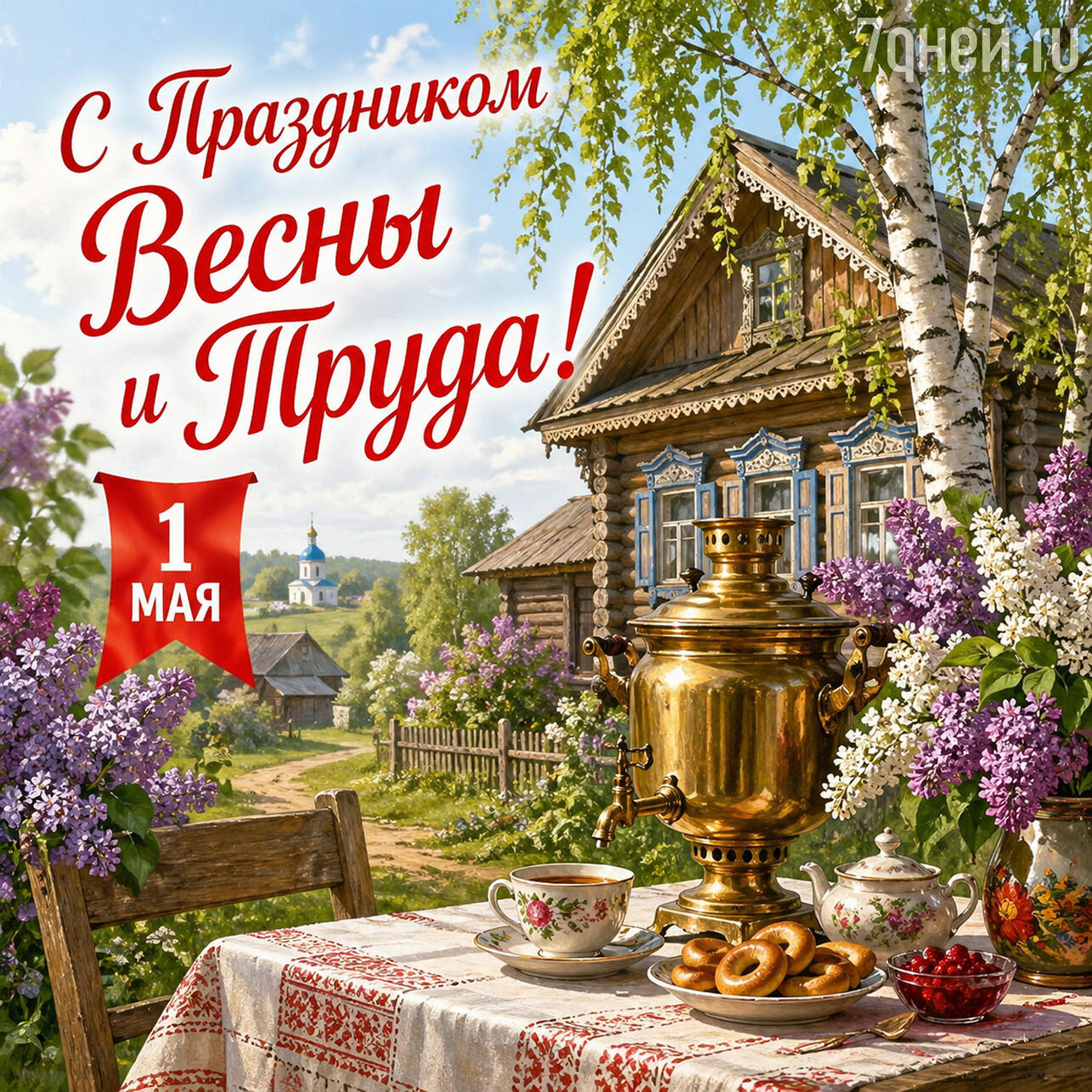красивые открытки к 1 Мая: поздравления с Праздником Весны и Труда