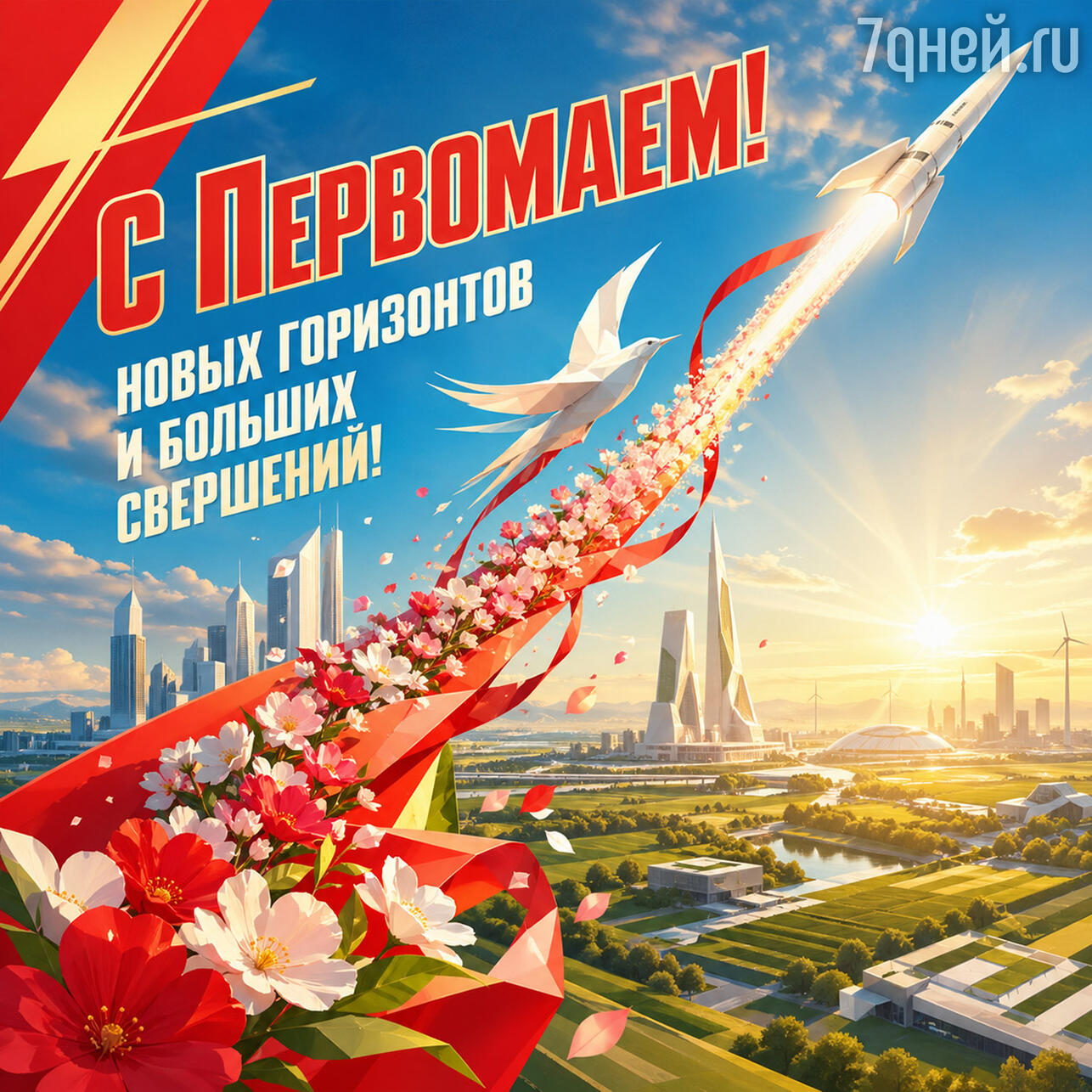 красивые открытки к 1 Мая: поздравления с Праздником Весны и Труда