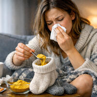 Пятки горят: что будет, если положить горчицу в носки при простуде