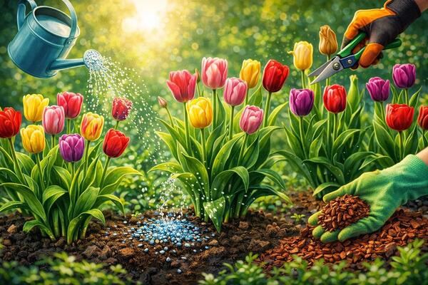 Не ждите, пока зацветут: что нужно обязательно сделать с тюльпанами в апреле