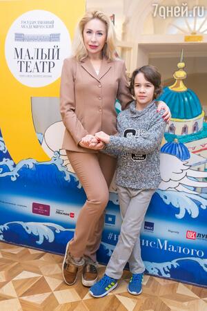 Ирина Гринева с сыном