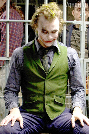 Хит Леджер в фильме «Темный рыцарь» фото