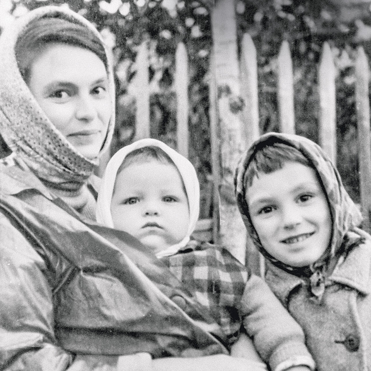 Марина Тарковская с племянником Арсением и сыном Михаилом