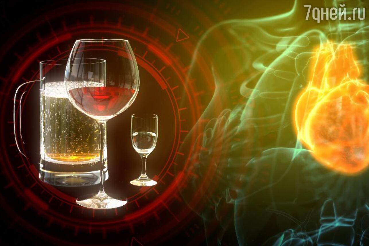 Вред алкогольных напитков на организм