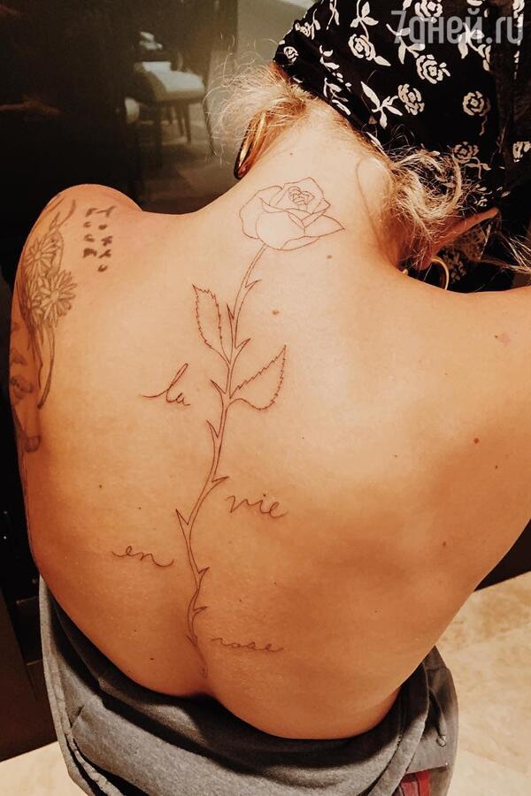 Тату на спине: подборка красивых татуировок вдоль позвоночника (50 фото)