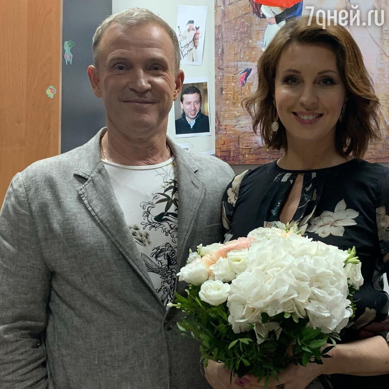 Наталья Сенчукова с мужем Виктором Рыбиным