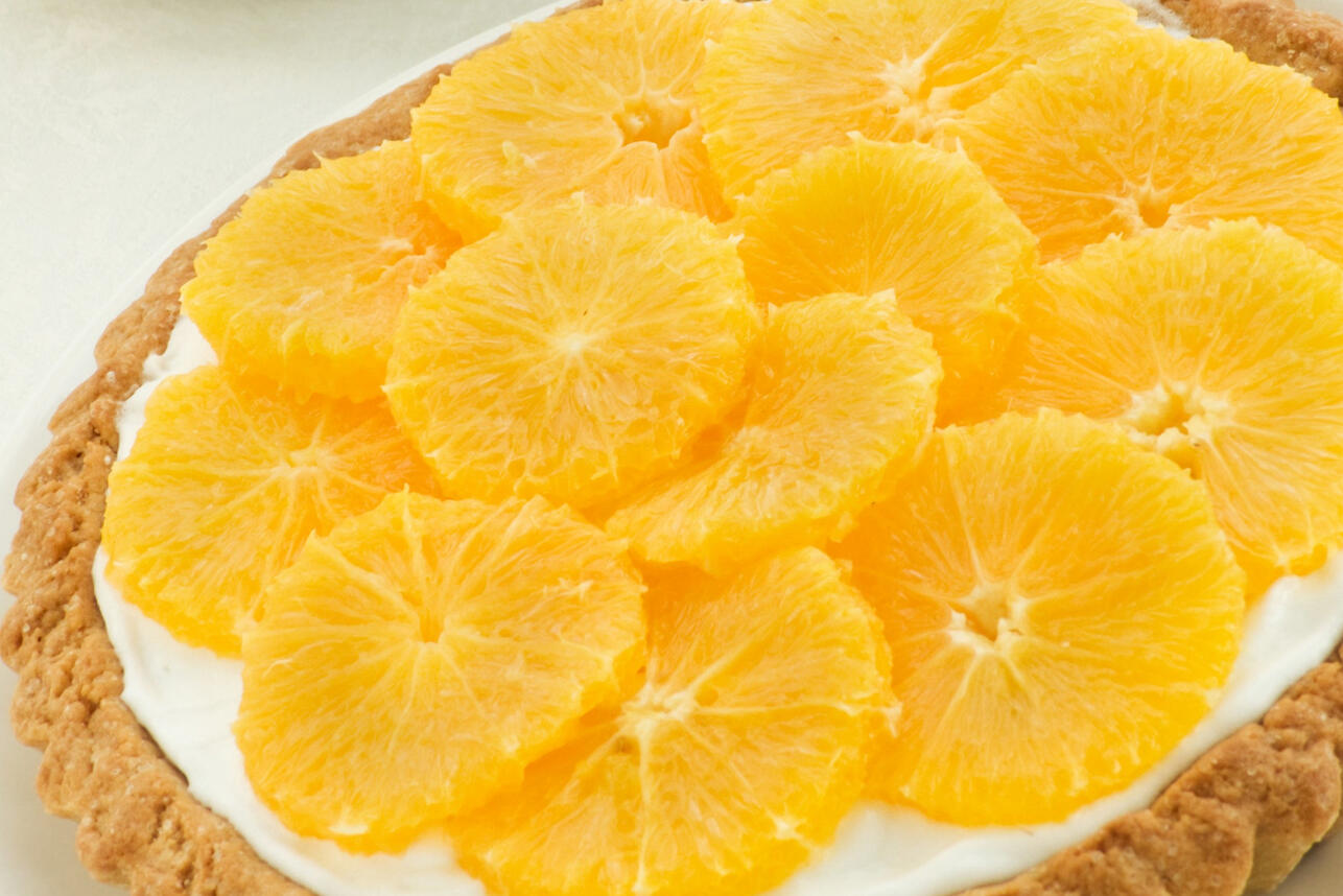 Пирог с мандаринами