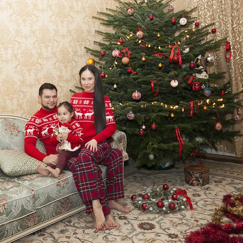 Илана Юрьева с мужем и дочерью