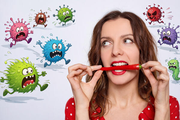 Жгучая поддержка: могут ли перец и острая еда защитить от вирусов и бактерий