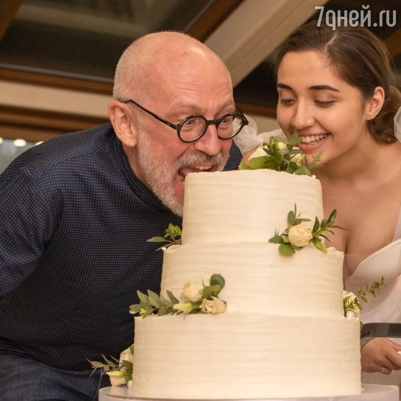 Александр Гордон и София Каланадзе на свадьбе